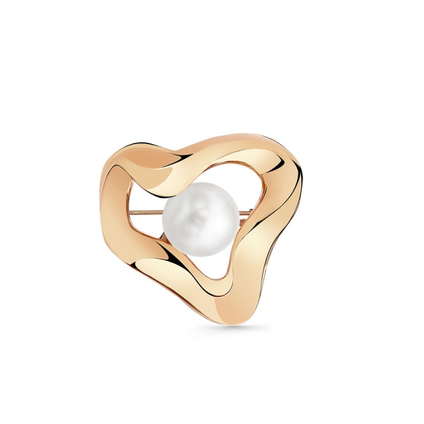 Брошь из золота без вставок