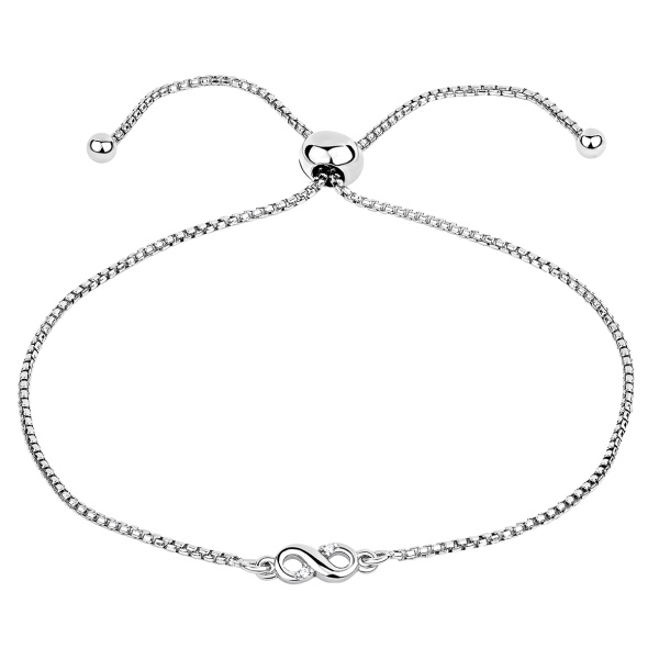 Купить браслет из серебра с фианитами