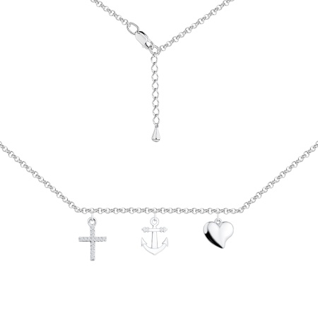 Колье из серебра