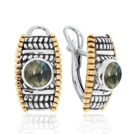 Серьги из серебра с лабрадоритами 2317Л01755 от KRASNOE, металл Серебро, вставка Лабрадорит Серьги из серебра с лабрадоритами 2317Л01755 от KRASNOE, металл Серебро, вставка Лабрадорит