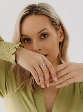 Купить кольцо из серебра без вставок в интернет-магазине KRASNOE