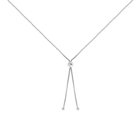 Колье из серебра без вставок 8340402555-85-1