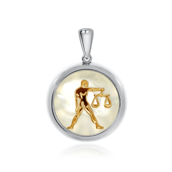 Купить подвеска из серебра с перламутром