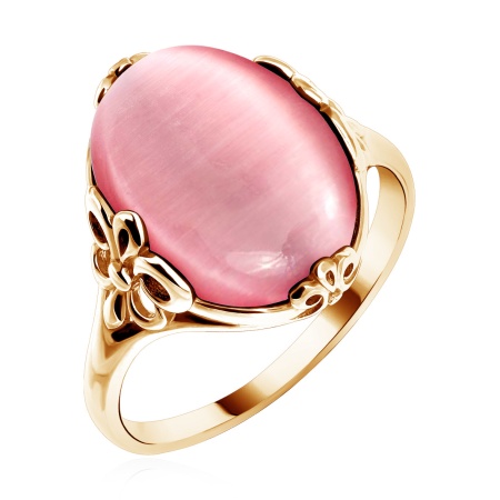 Купить кольцо из серебра с кошачим глазом в интернет-магазине KRASNOE