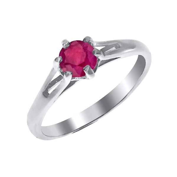 Купить кольцо из серебра с корундом в интернет-магазине KRASNOE