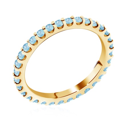 Купить кольцо из серебра с топазами в интернет-магазине KRASNOE