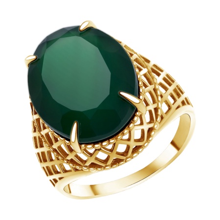 Купить кольцо из серебра с агатом в интернет-магазине KRASNOE