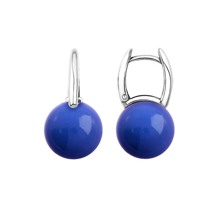 Серьги из серебра с агатами 2340394318-80 от KRASNOE, металл Серебро, вставка Агат