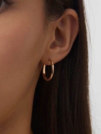 Серьги из серебра без вставок со скидкой Серьги из серебра без вставок со скидкой