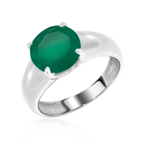 Купить кольцо из серебра с агатом в интернет-магазине KRASNOE