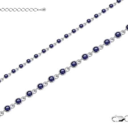 Купить браслет из серебра с ситаллами