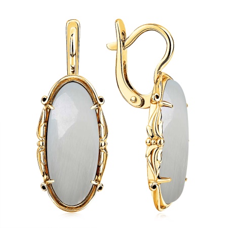 Серьги из серебра с перламутрами