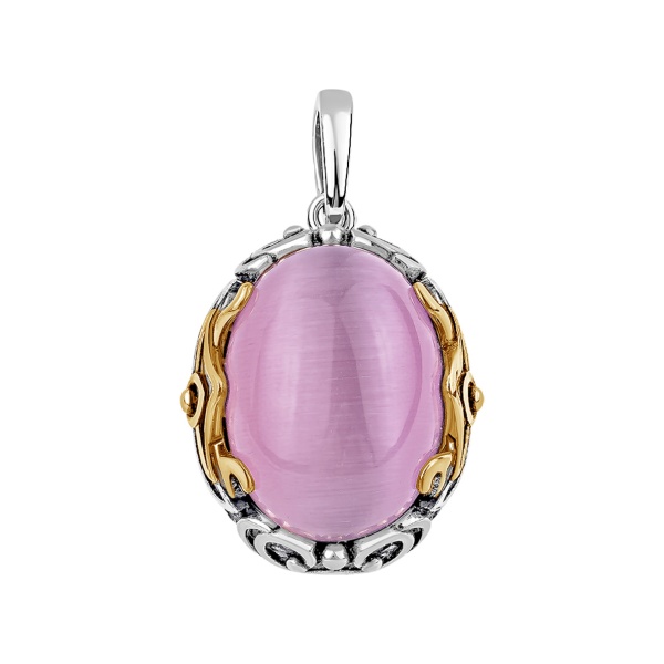 Купить подвески из серебра с кошачим глазом