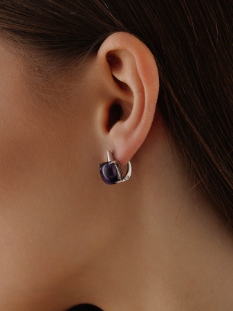 Купить подвеска из серебра с чароитом