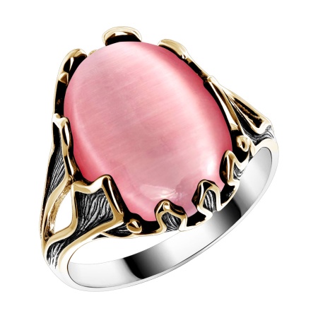 Купить кольцо из серебра с янтарем в интернет-магазине KRASNOE