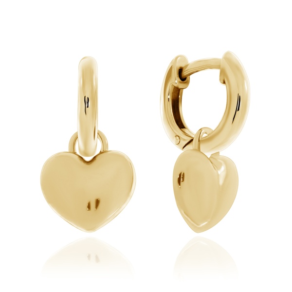 Серьги из серебра без вставок со скидкой