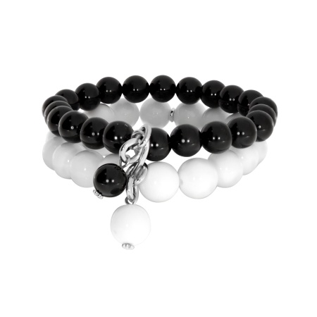 Купить браслет из серебра с агатами