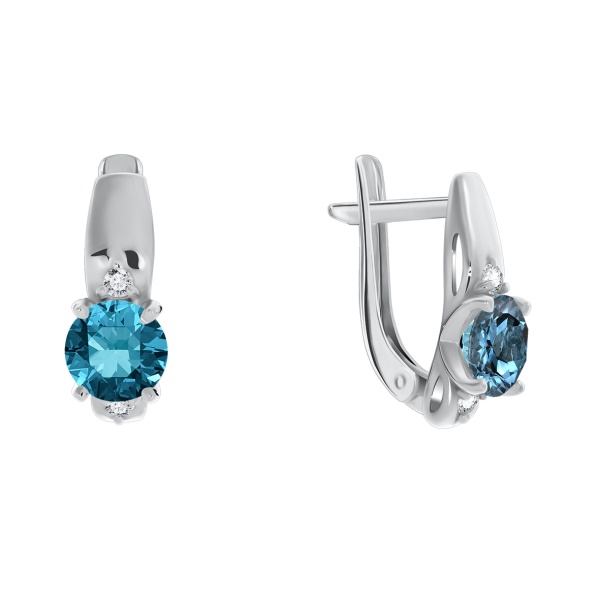 Серьги из серебра с 