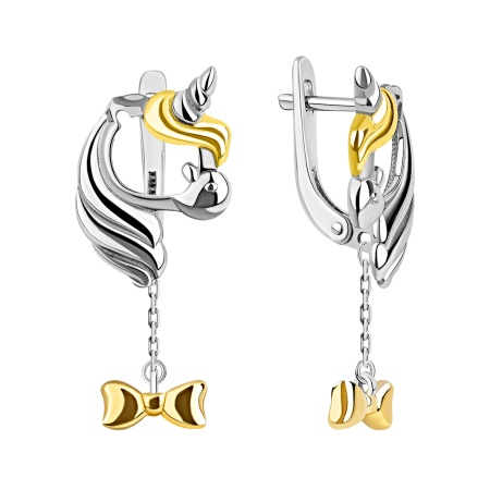 Серьги из серебра без вставок