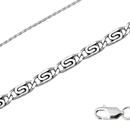 Купить браслет из серебра без вставок