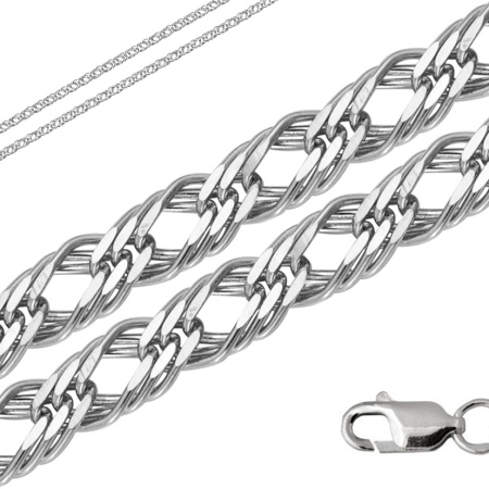 Цепь из серебра без вставок