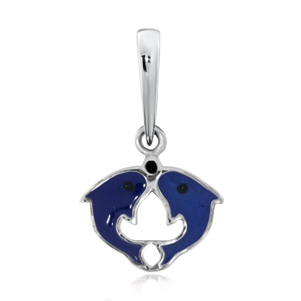 Купить подвеска из серебра с эмалью