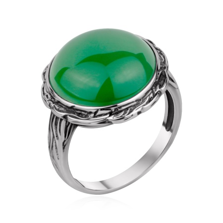 Купить кольцо из серебра с агатом в интернет-магазине KRASNOE