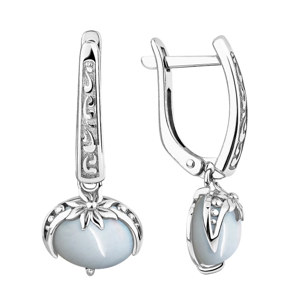 Подвески из серебра с авантюрином в ювелирном интернет-магазине