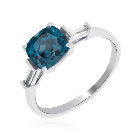 Купить кольцо из серебра с топазом в интернет-магазине KRASNOE