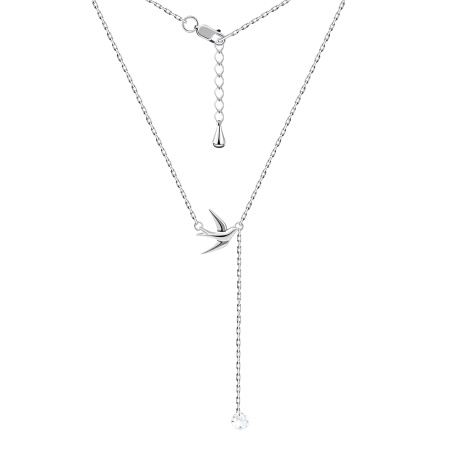 Колье из серебра с фианитом 8340204874-16-40