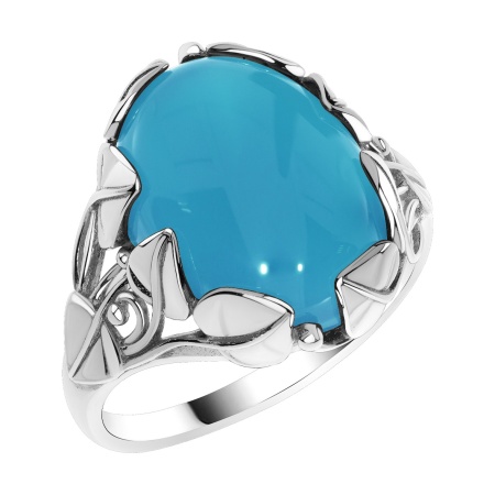 Купить кольцо из серебра с агатом в интернет-магазине KRASNOE