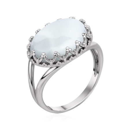 Купить кольцо из серебра с перламутром в интернет-магазине KRASNOE