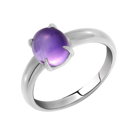 Купить кольцо из серебра с аметист в интернет-магазине KRASNOE