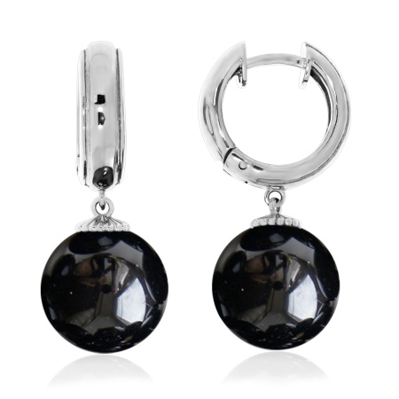 Серьги из серебра с агатами 2340391415-20 от KRASNOE, металл Серебро, вставка Агат