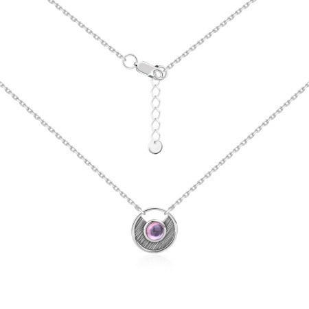 Колье из серебра с фианитом 8340206531-9-45-30