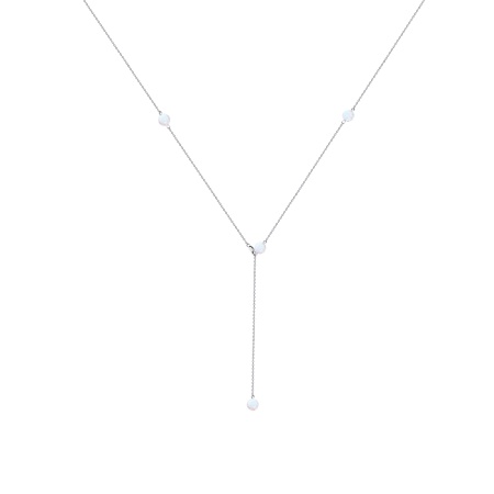 Колье из серебра с опалами 8340346213-4