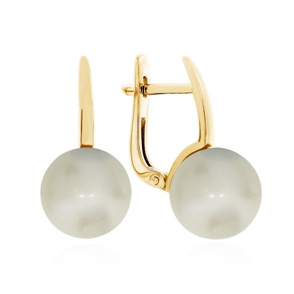 Серьги из серебра с жемчугом со скидкой