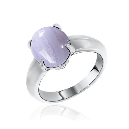 Купить кольцо из серебра с агатом в интернет-магазине KRASNOE