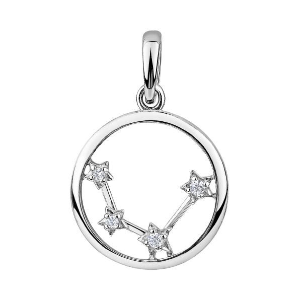 Купить подвеска из серебра с фианитами