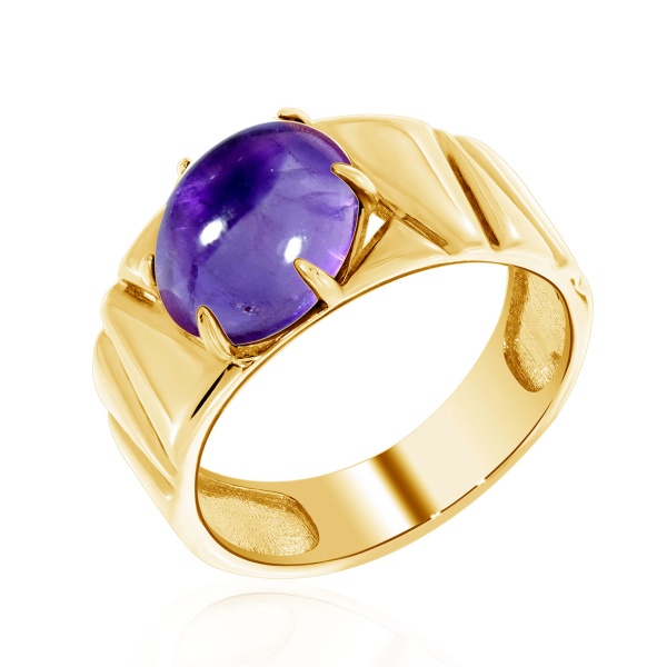 Купить кольцо из серебра с натуральным корундом в интернет-магазине KRASNOE