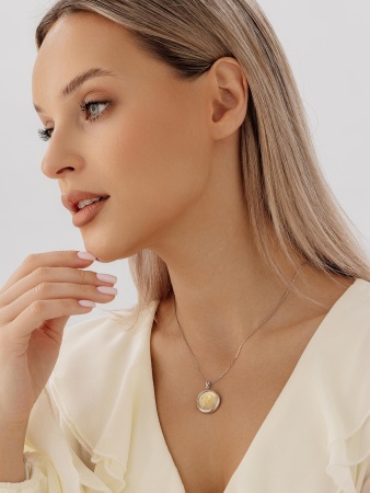 Купить подвеска из серебра с перламутром