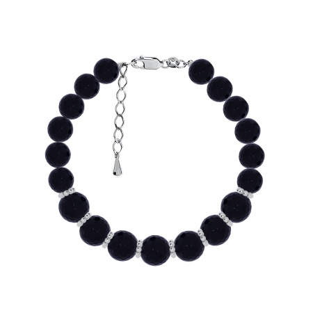 Купить браслет из серебра с агатами