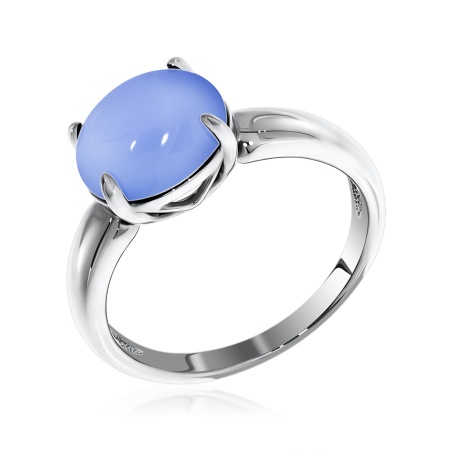 Купить кольцо из серебра с халцедоном в интернет-магазине KRASNOE