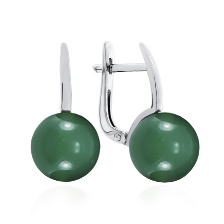 Серьги из серебра с агатами 2340391557-1-60 от KRASNOE, металл Серебро, вставка Агат