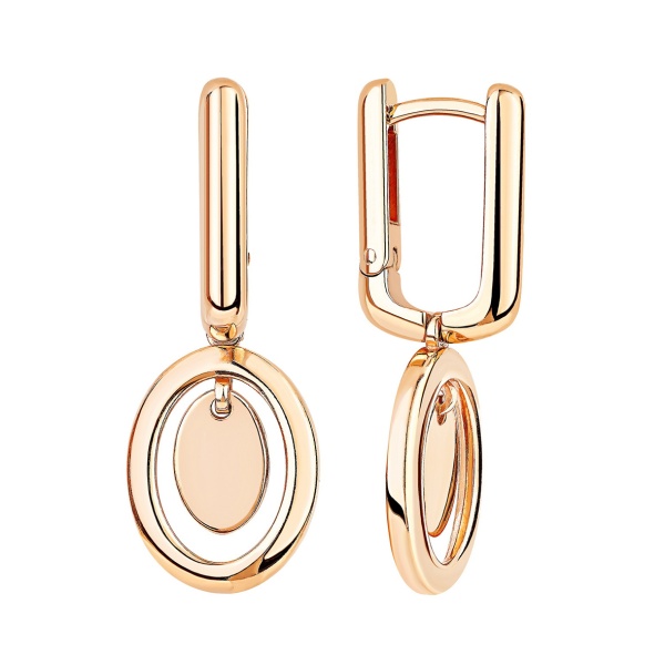 Серьги из серебра без вставок в ювелирном интернет-магазине