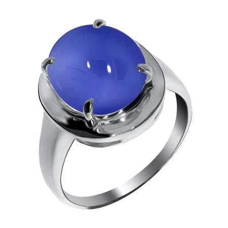 Купить кольцо из серебра с халцедоном в интернет-магазине KRASNOE