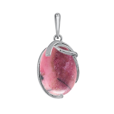 Купить подвеска из серебра с родонитом