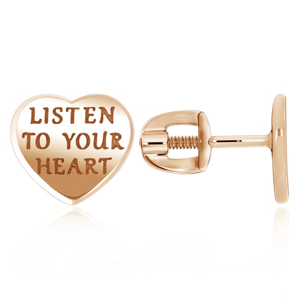 Пусеты из серебра без вставок со скидкой