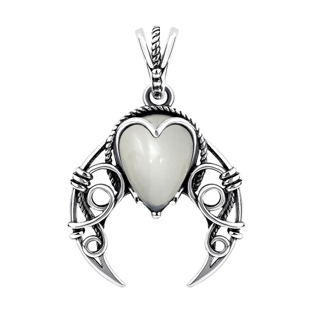 Купить подвески из серебра с лунным каменем