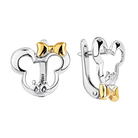 Серьги из серебра без вставок